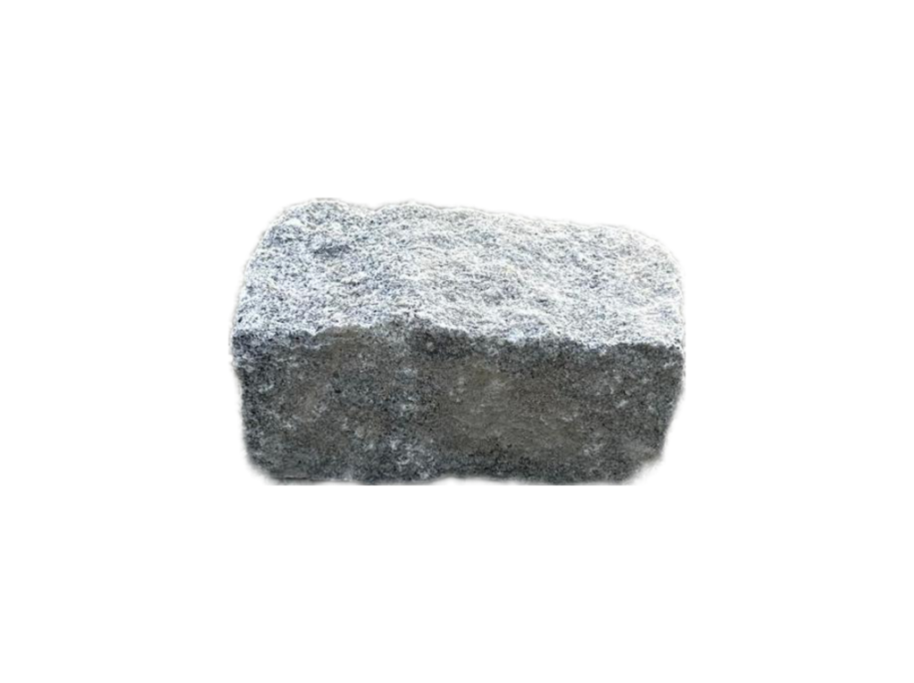 bordure en pavé granit gris
